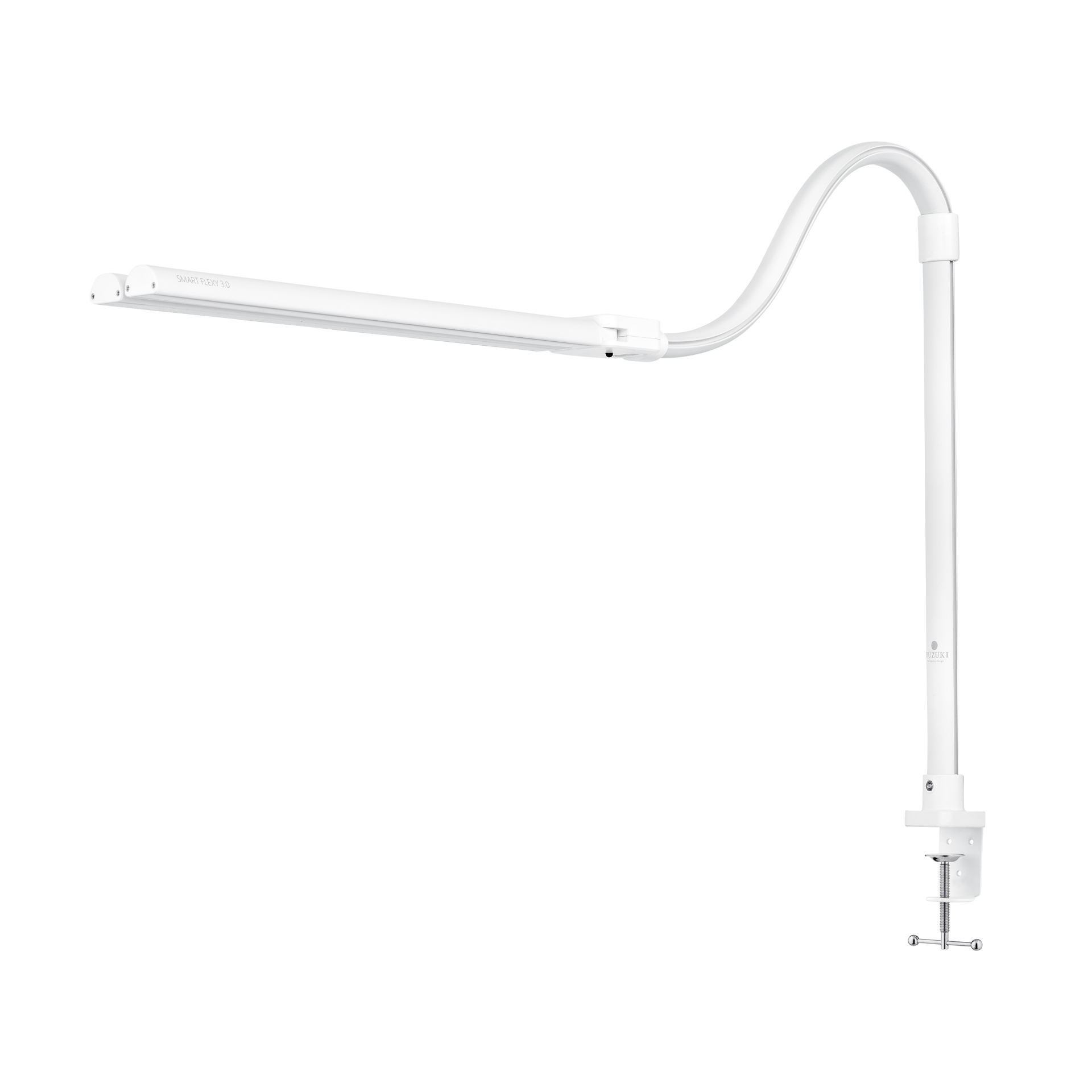 YUZUKI SMARTY FLEXY 3.0 TWIN HEAD DESK LAMP WHITE