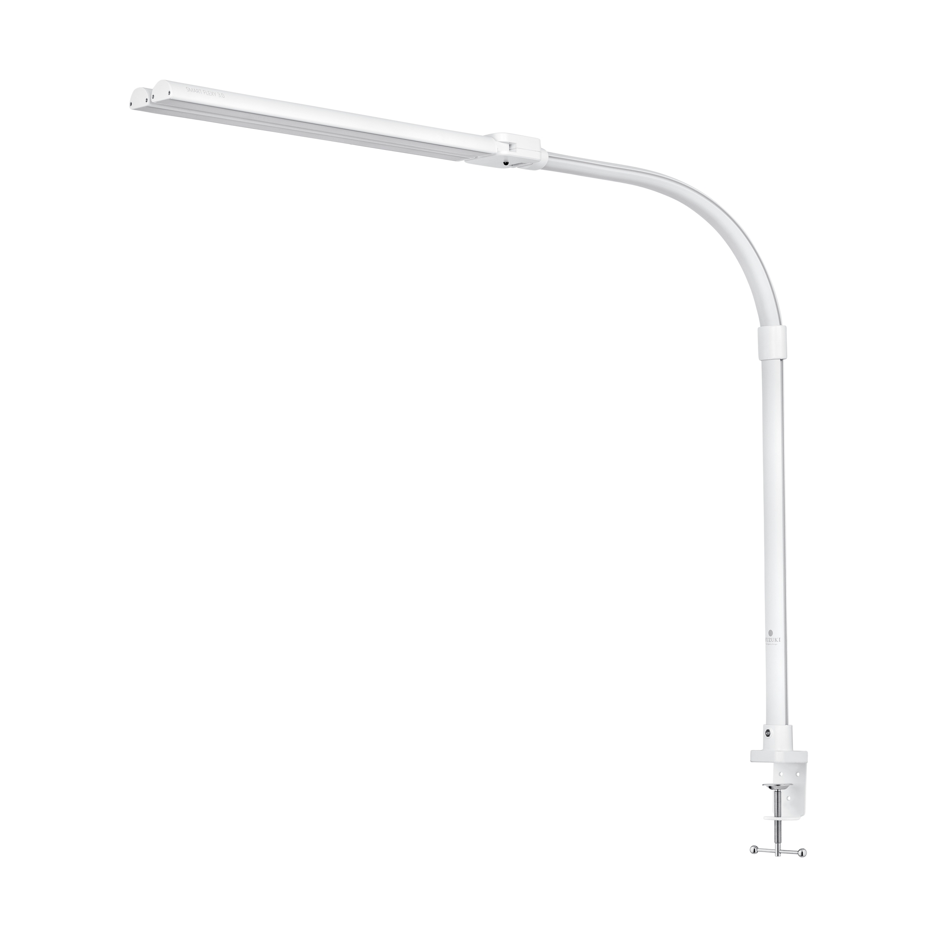 YUZUKI SMARTY FLEXY 3.0 TWIN HEAD DESK LAMP WHITE